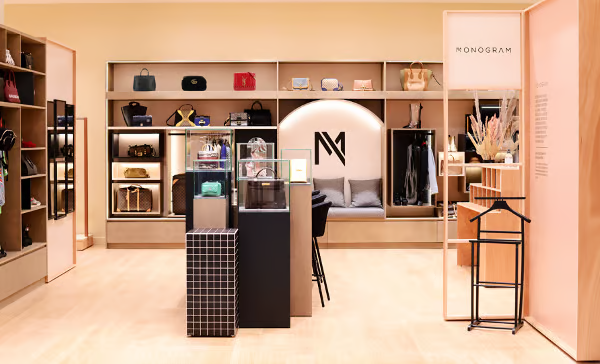 Monogram, dépot vente de luxe aux Galeries Lafayette Paris Haussmann